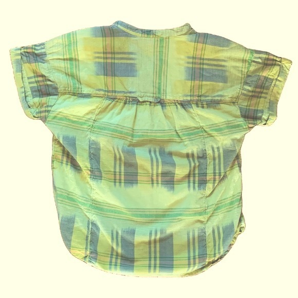 Anthropologie (Pilcro and the Letterpress) Checked Short-Sleeve Shirt - Picture 4 of 5
